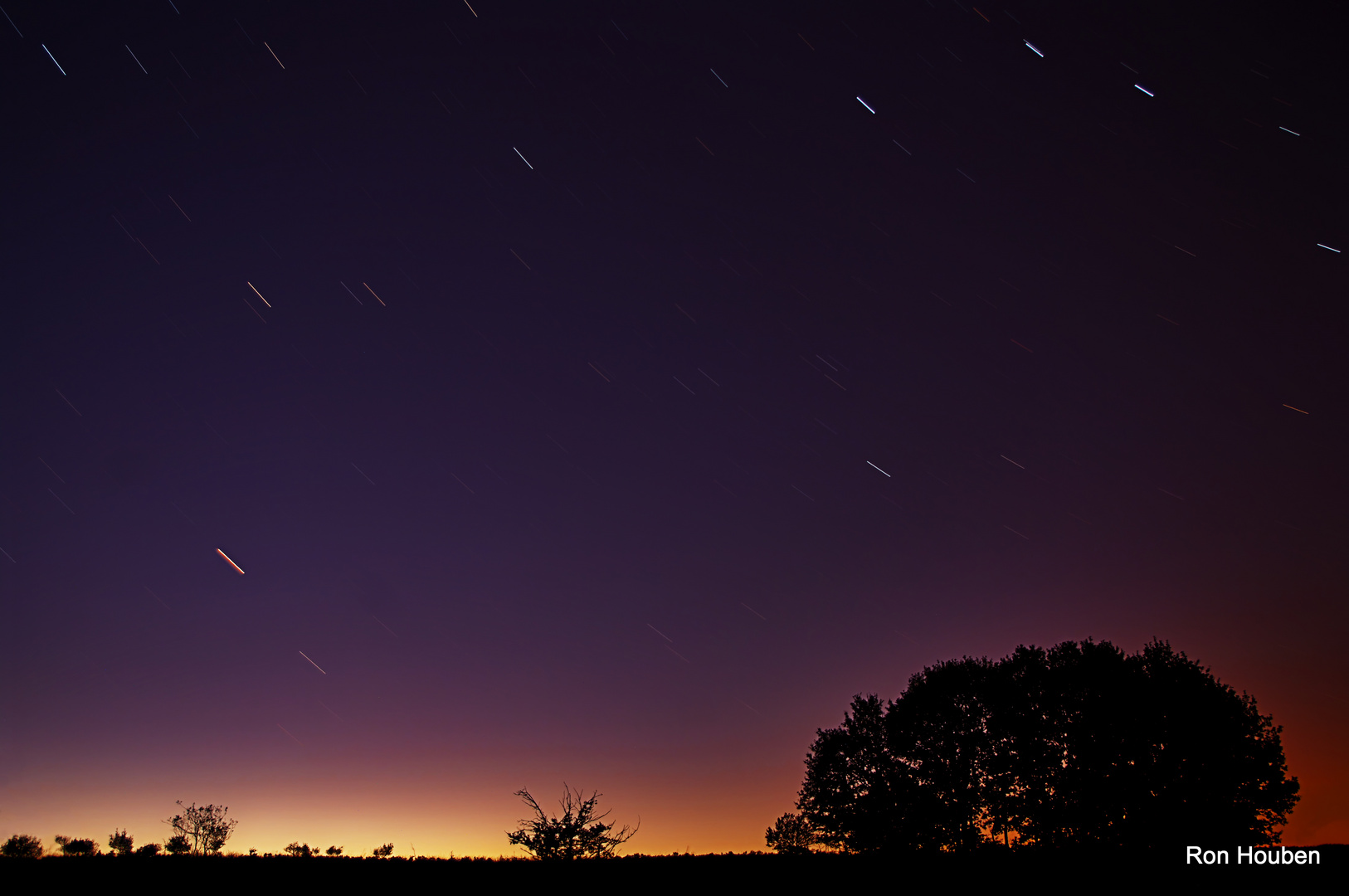 Stairtrails at sunset