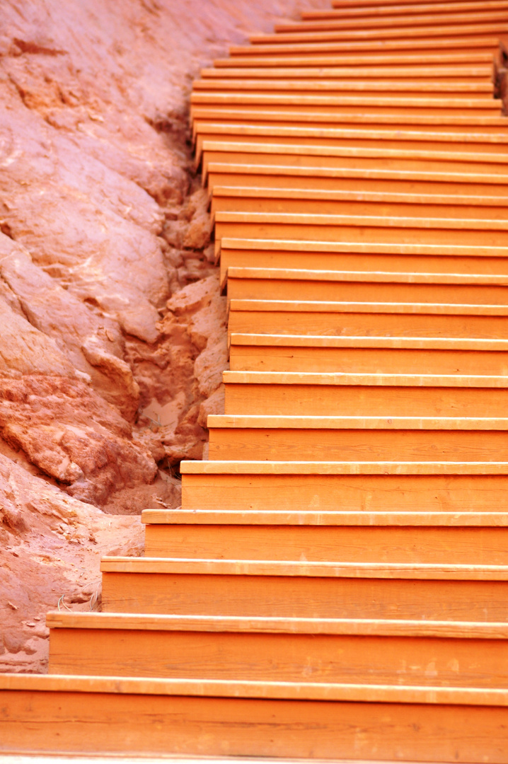 Stairway in Ocker