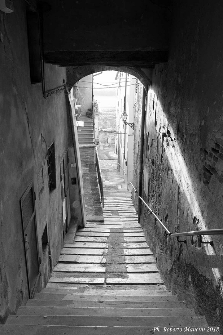 Stairway in Peccioli