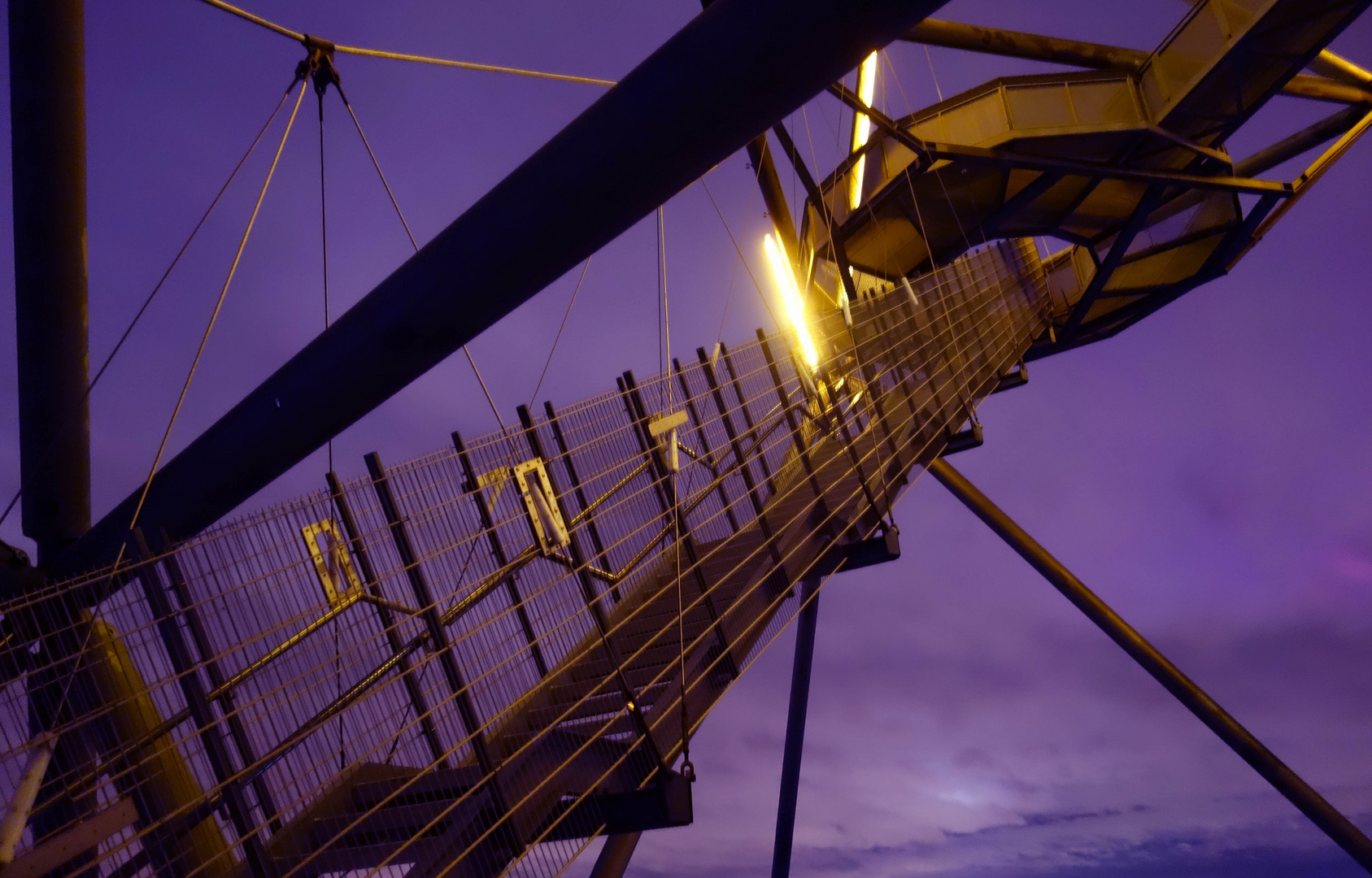 Stairway to heaven by night...