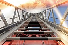 Stairway to heaven - Leiterwagen der Feuerwehr Bremen