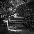 Stairway to the old fortress of Angelokastro, Corfu / Greece