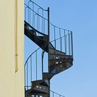 Stairway with the moon