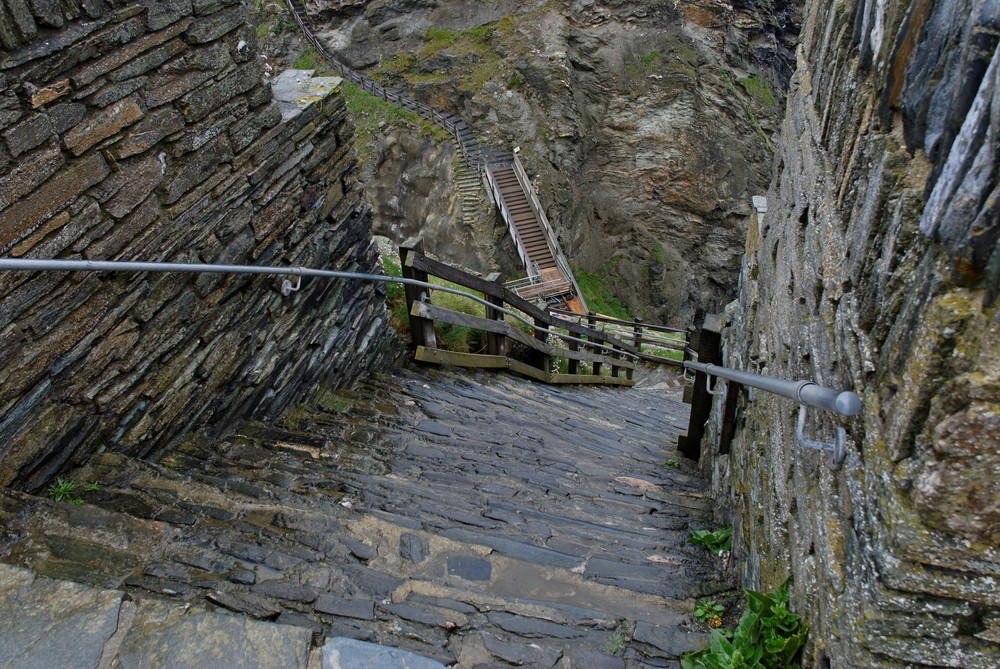 Stairways to ... Tintagel Castle