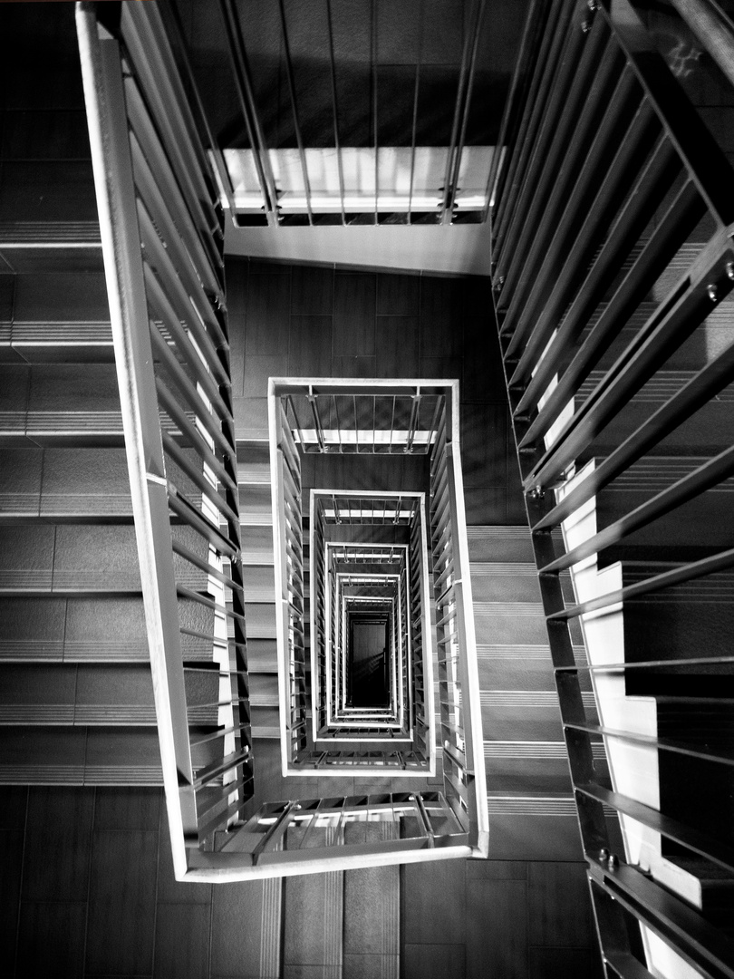 ... stairwell ...