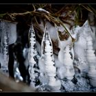 Stalagtiten aus Eis