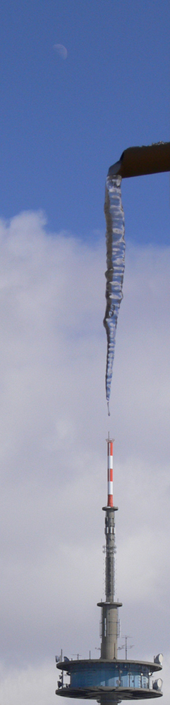 Stalaktit und Stalagmit