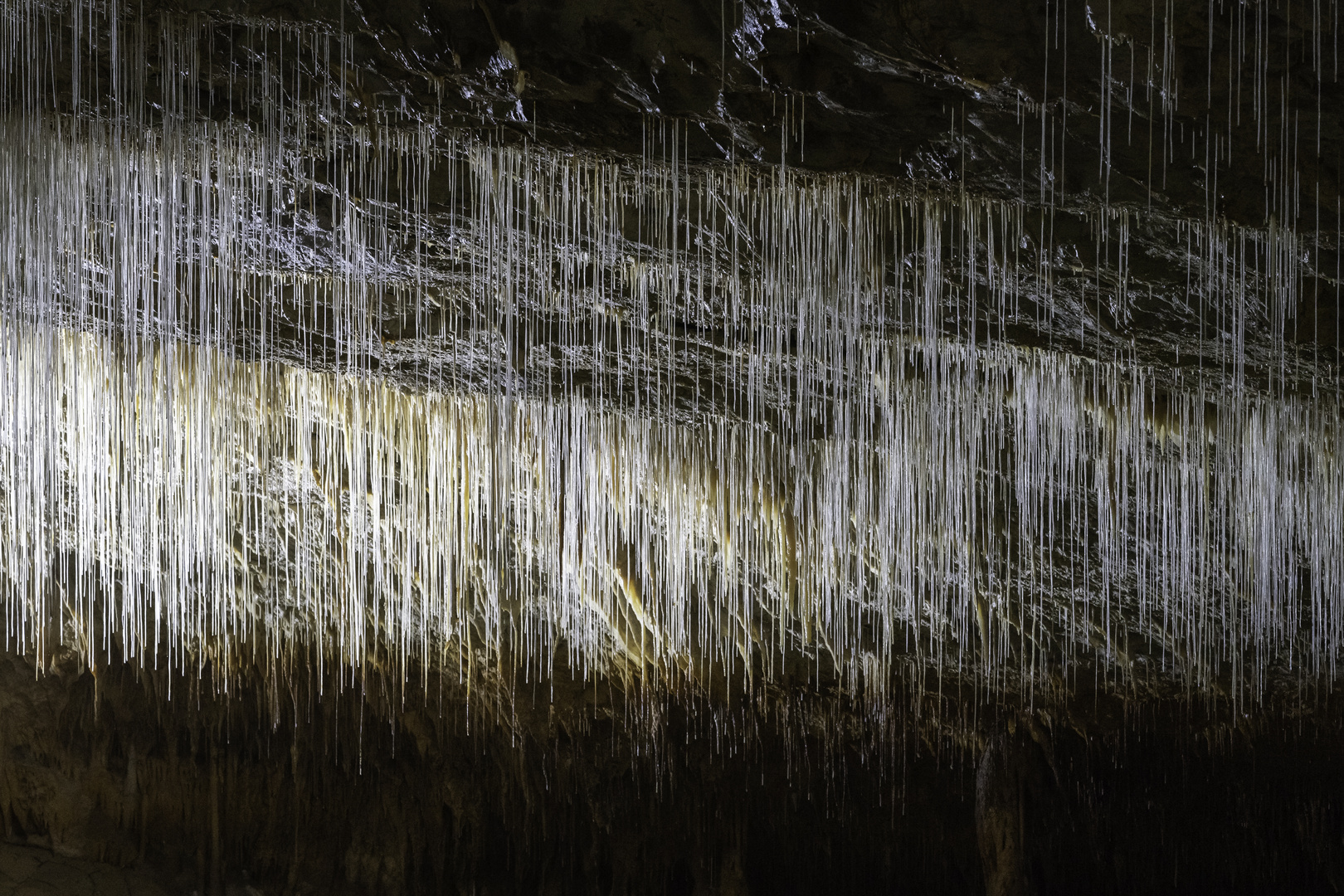 Stalaktiten in der Grotte de Choranche