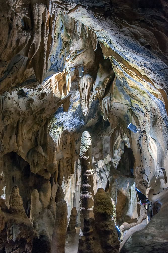 Stalaktiten und Stalagmiten II Foto & Bild landschaft, berge, höhlen Bilder auf