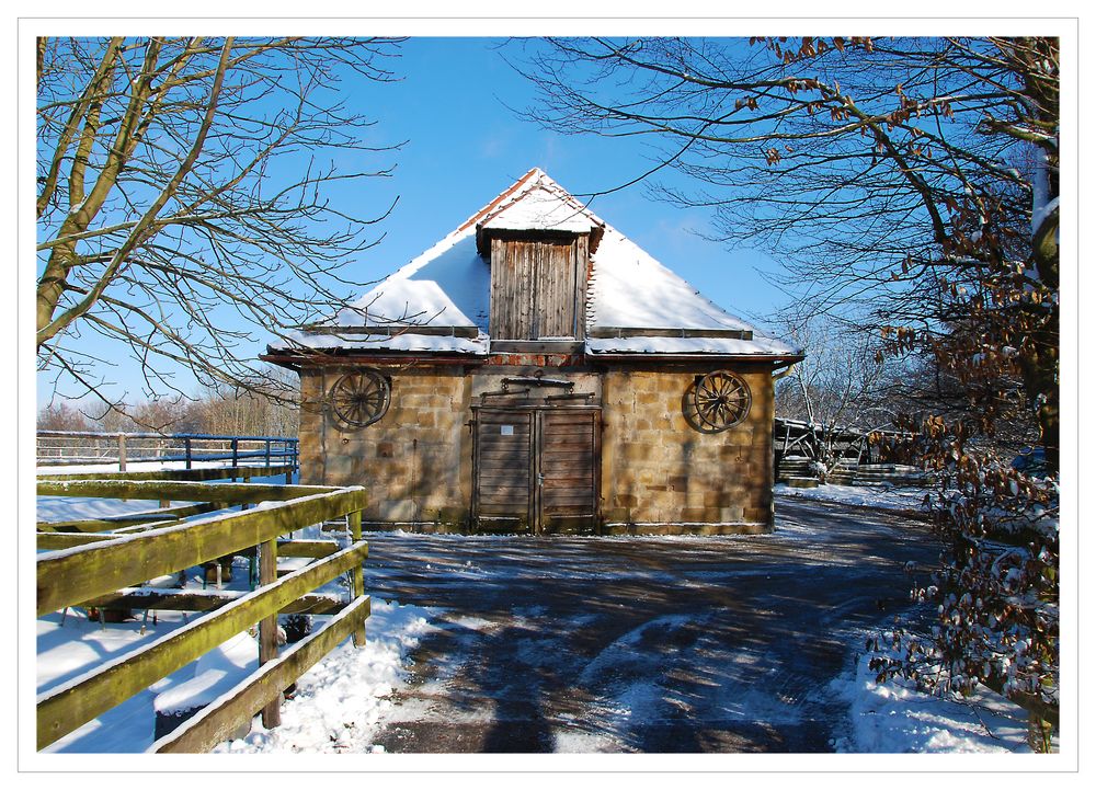 Stall beim Schloss Solitude