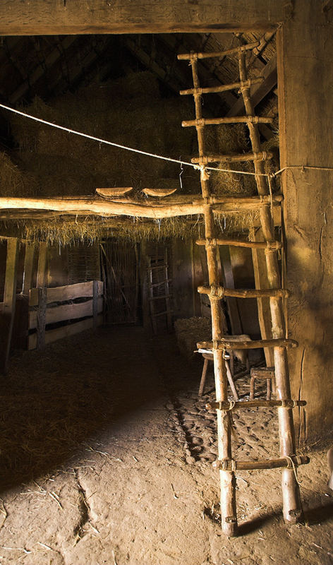 Stall im Viking-Center / Ribe / Dänemark