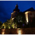 Stammbacher Kirche illuminiert