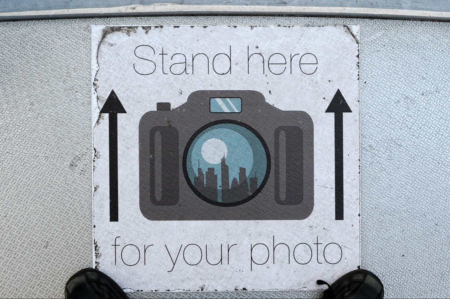 Stand here for your photo