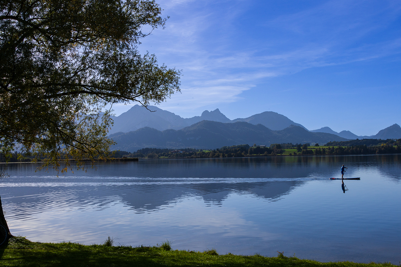 "stand up" auf dem Hopfensee