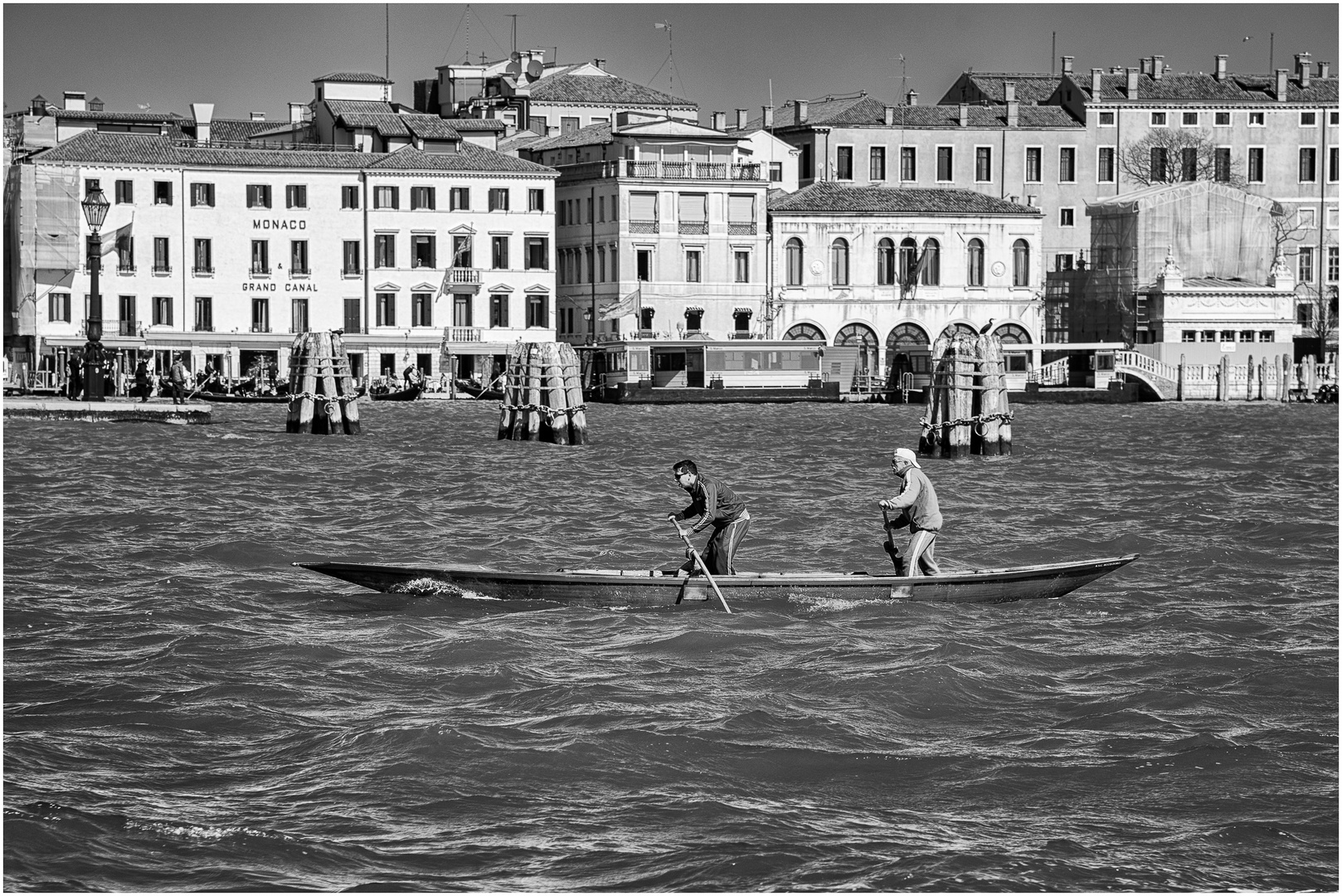 stand up paddling auf venezianisch :-)