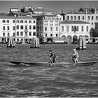 stand up paddling auf venezianisch :-)