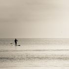 Stand up paddling in der Nordsee