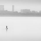 Stand Up Padeling auf der Alster