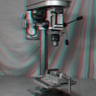 Standbohrmaschine - 3D Rot-Cyan Anaglyphe