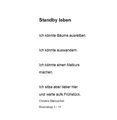 Standby leben - BS 1 - 11