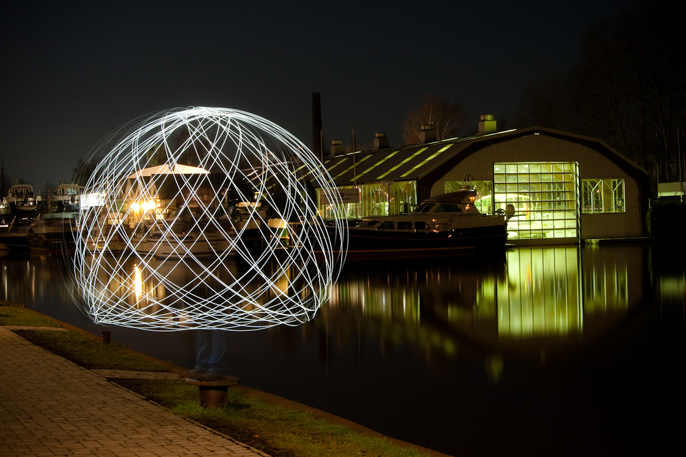 Standing at Papenburg Harbour