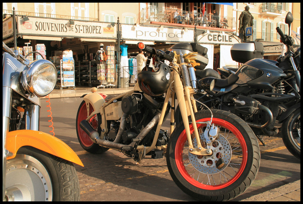 Standing in St.Tropez