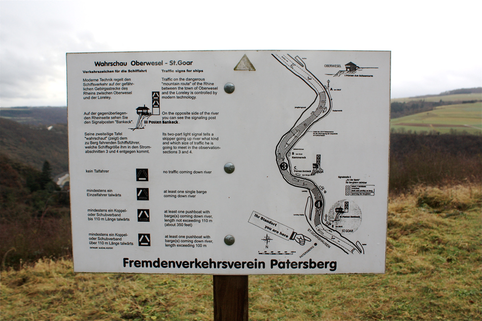 Standort Patersberg, Hochwasser am Rhein