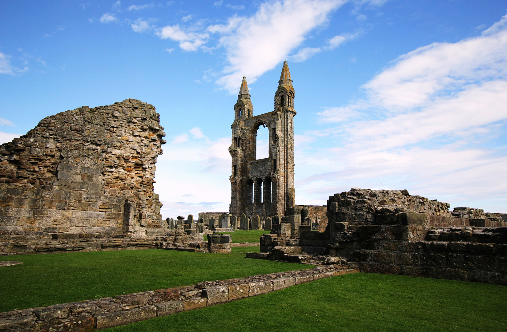 St.Andrews Cathedrale in St. Andrews in Schottland