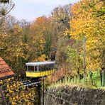 Standseilbahn, eine der touristischen Attraktion in Dresden 