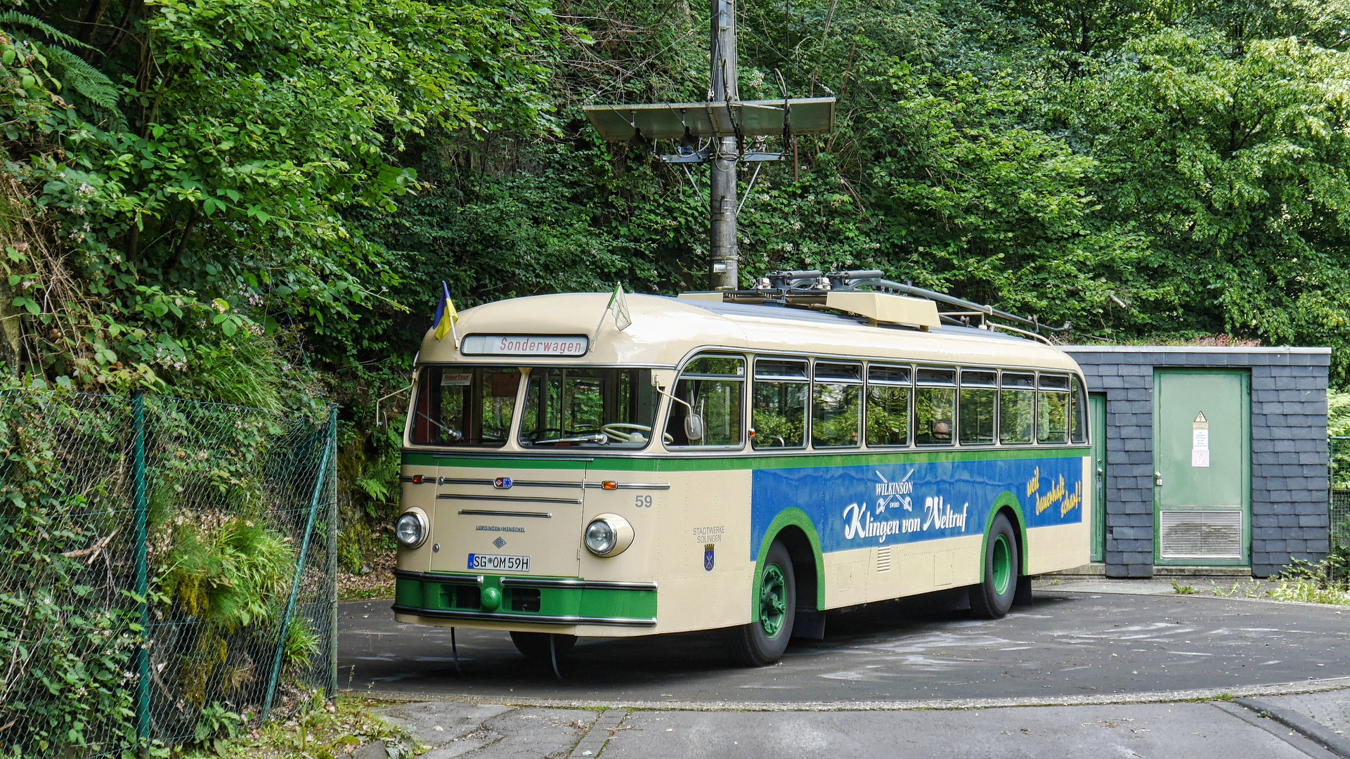 "Stangentaxi" auf der Drehscheibe