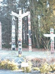 Stanley Park. - Totems-