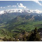 stanser horn - ausblick auf die alpen