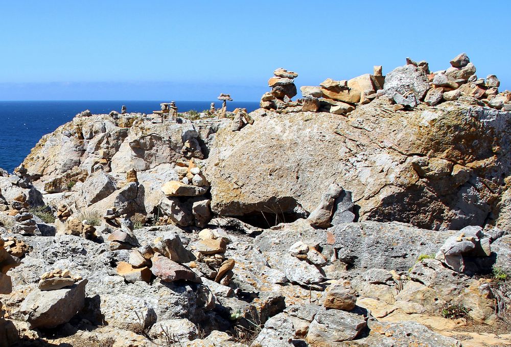 Stapelsteine bei Sagres 