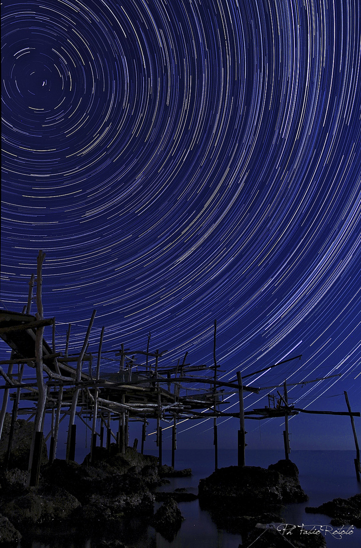 Star Trail Trabocchi