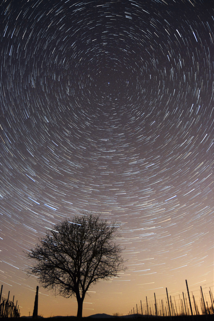 star trails