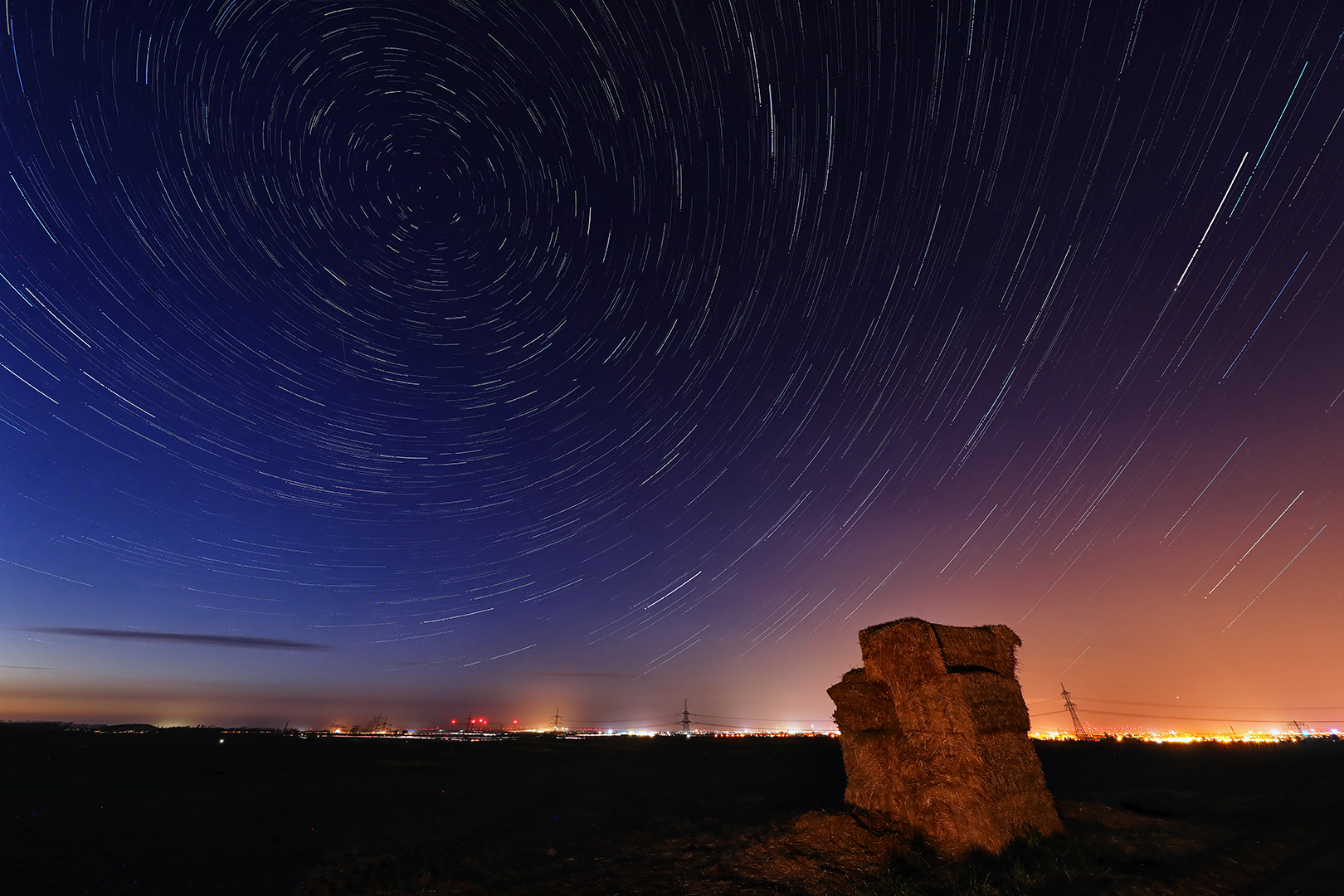 star trails...