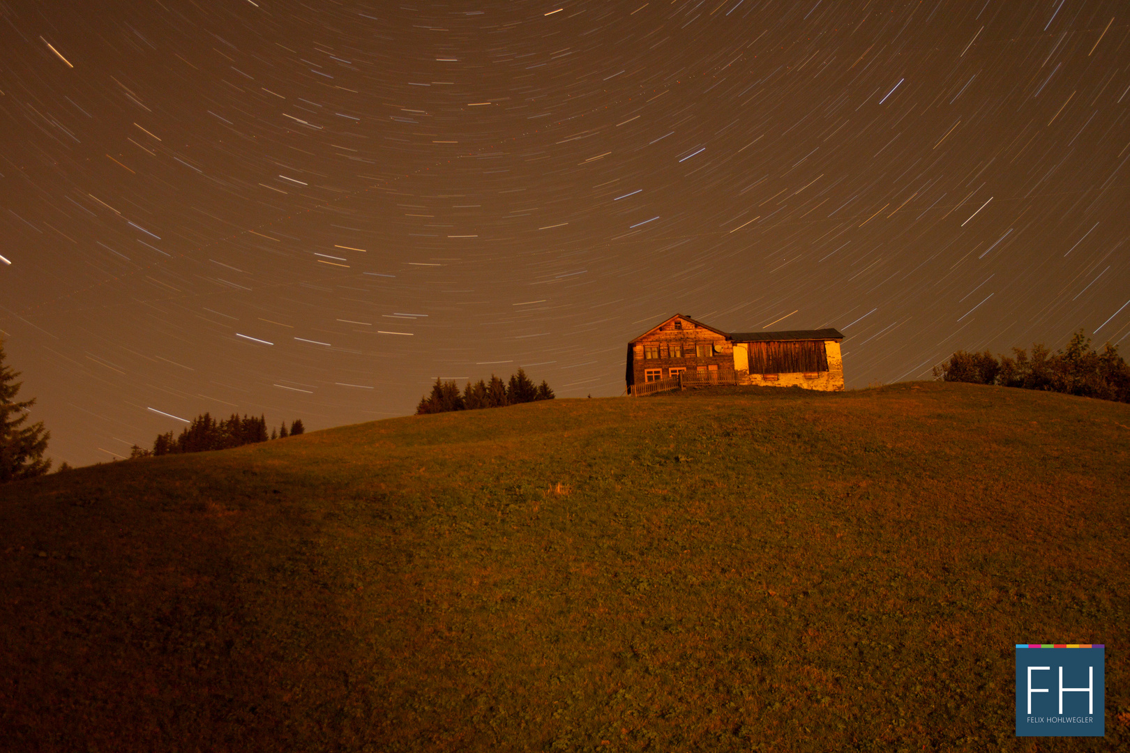 Star Trails in Damüls