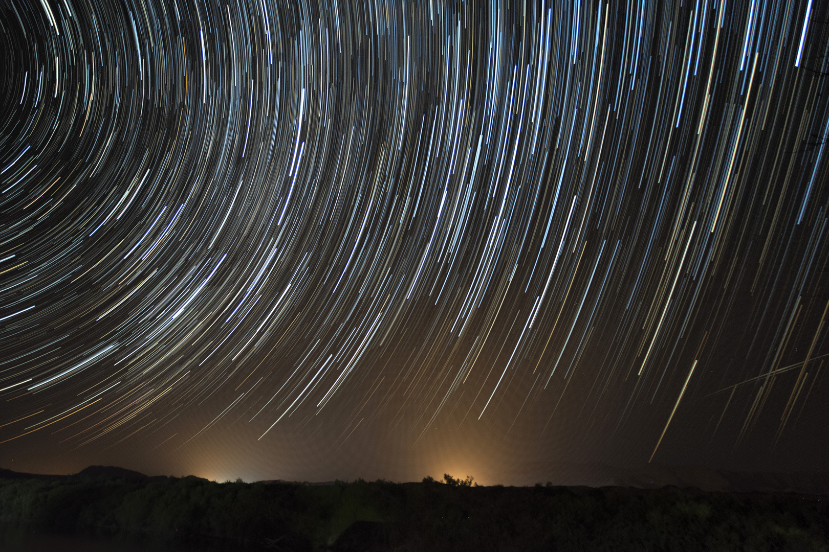 Star trails over the Richtersveld