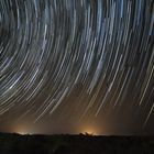 Star trails over the Richtersveld