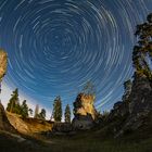 Star-Trails über der Ost-Alb