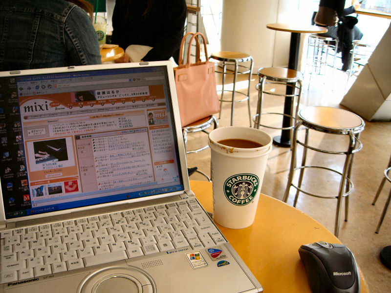 Starbucks Sibuya one warm day