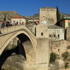 Stari Most - die Alte Brücke von Mostar  in Bosnien-Herzegowina (1)