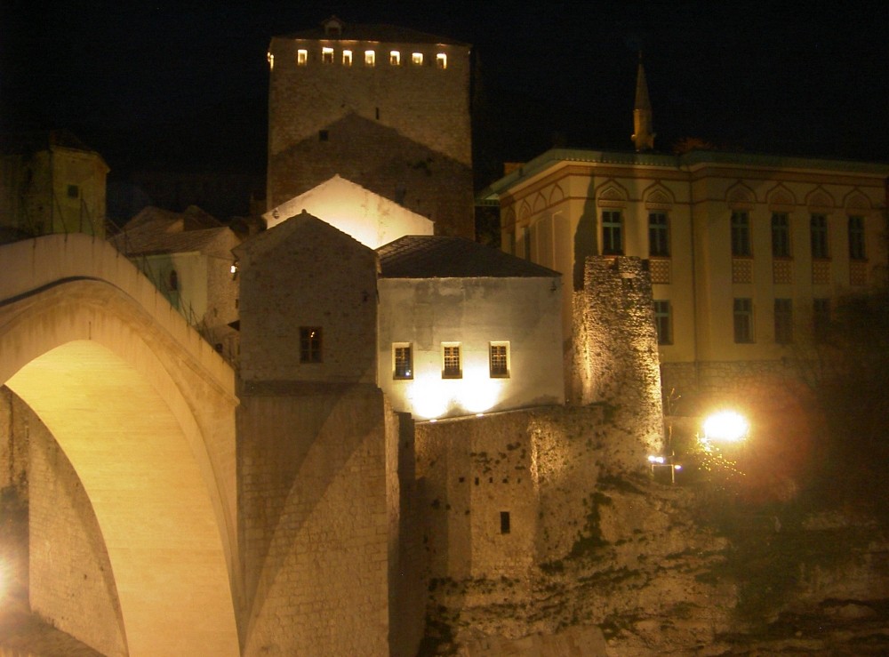 Stari Most / Mostar bei Nacht