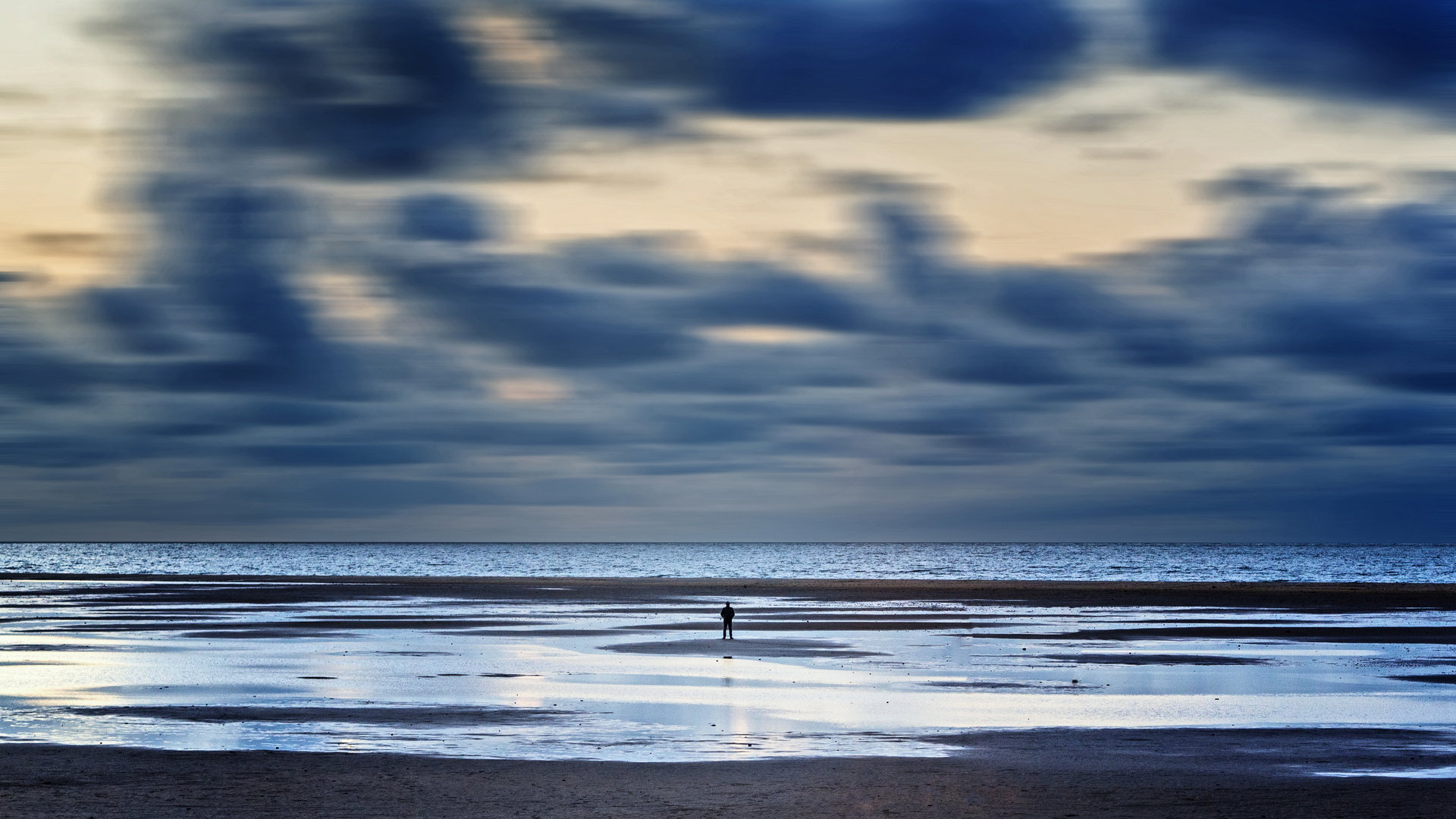 Staring at the sea