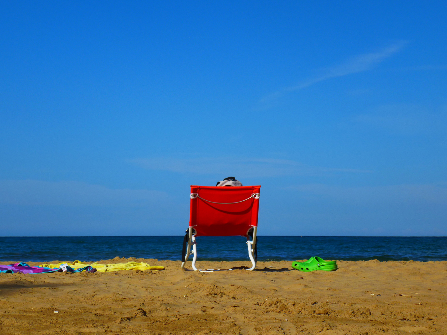 staring at the sea