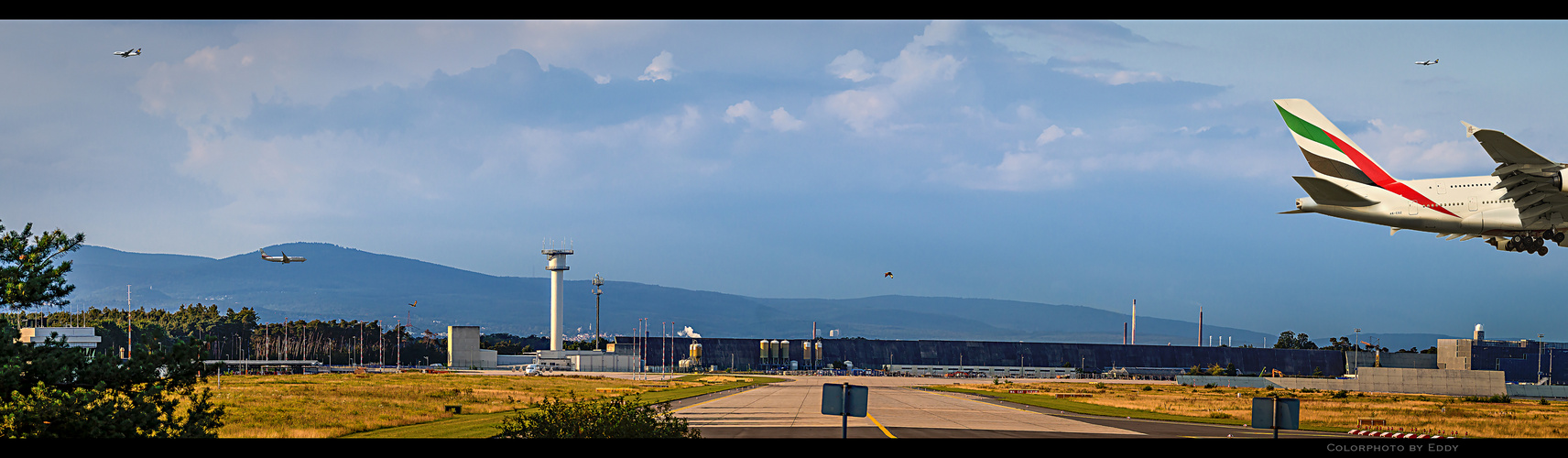 Starke Flugbewegungen auf dem Airport Frankfurt am Main