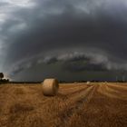 Starke Gewitterfront in Schleswig Holstein