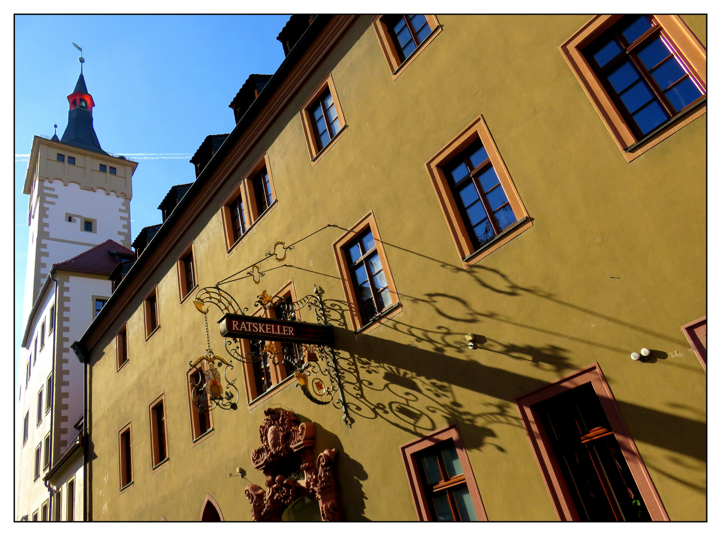 Starke Schattenkonturen 