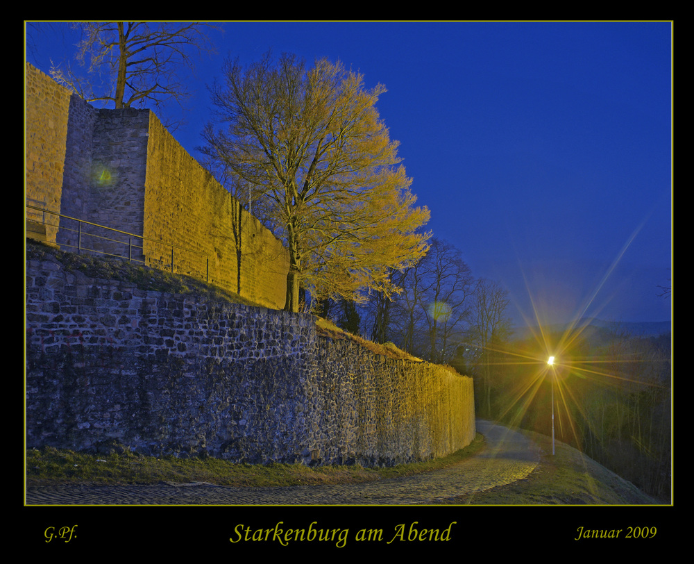 Starkenburg am Abend DRI