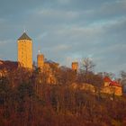 Starkenburg in der winterlichen Abendsonne  